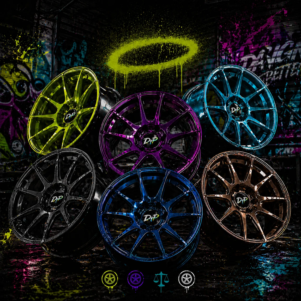 Customized Color Rims Dynamic Paint | Custom Wheels, Repairs & Auto Reconditioning